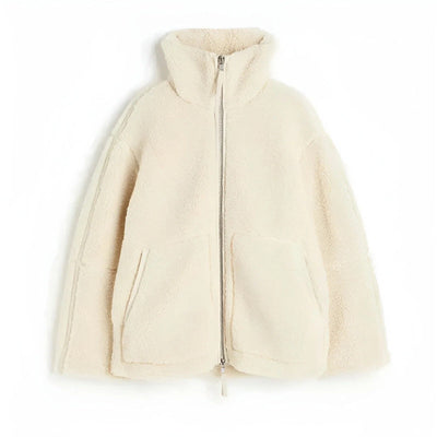 Women’s Cropped Utility Jacket - Casual Button-Up Outerwear