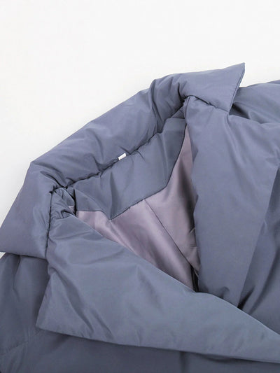 Tailored Belted Puffer Coat