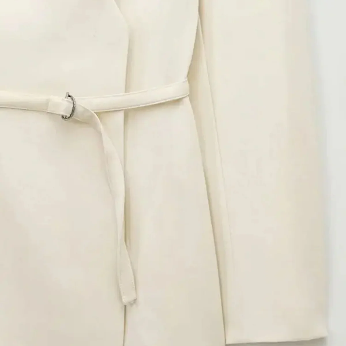 Women’s Wrap Blazer Jacket – Long Sleeve Belted Tailored Fit