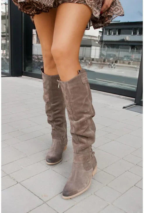 Women’s Slouch‑Shaft Knee‑High Boots