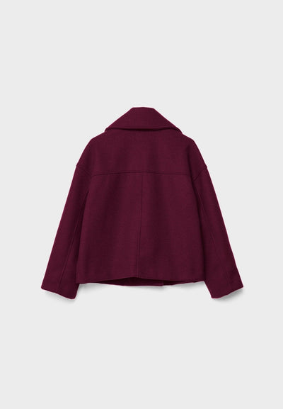Short Modern Cropped Jacket - Double-Breasted