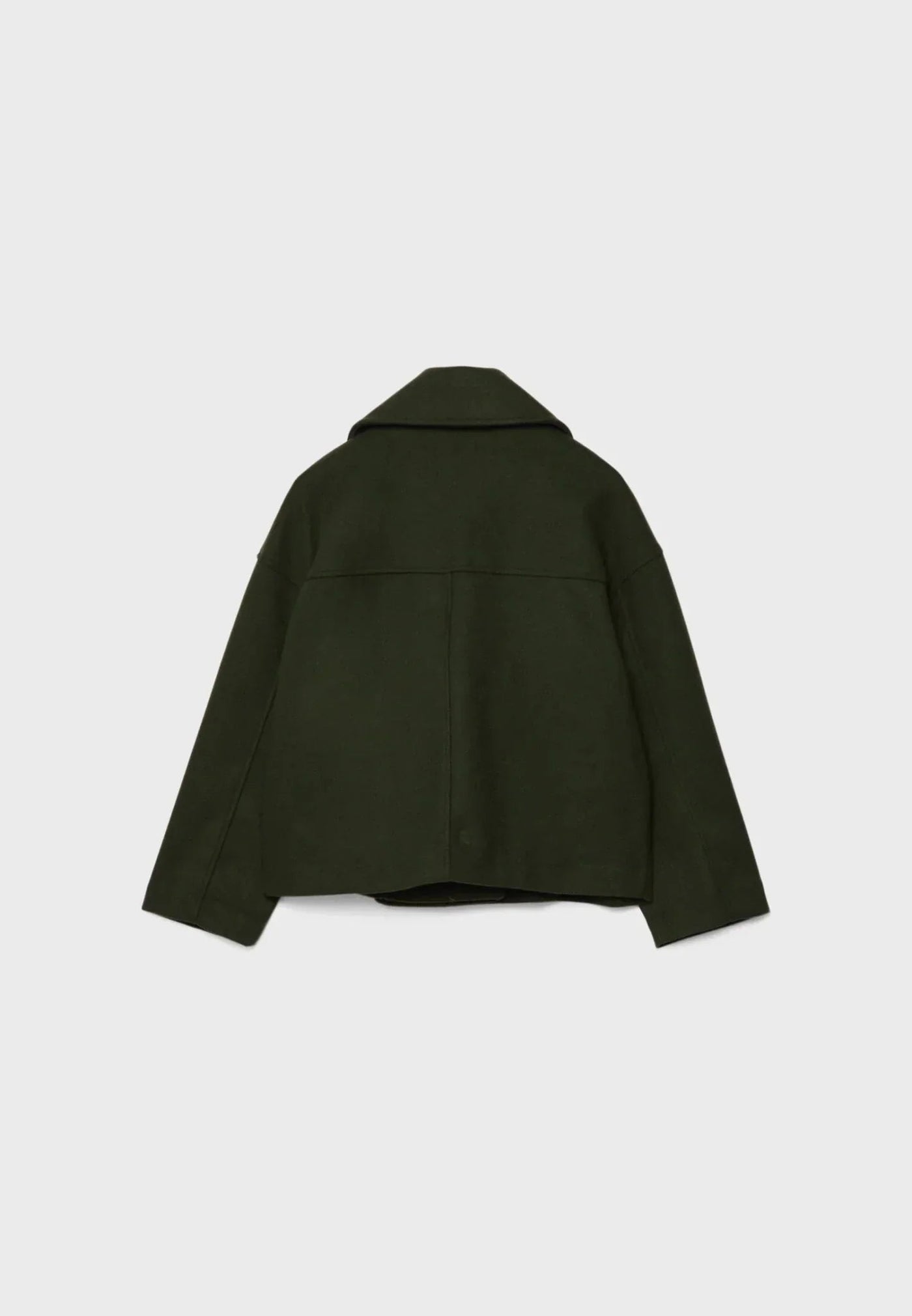 Short Modern Cropped Jacket - Double-Breasted